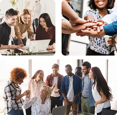 People working together