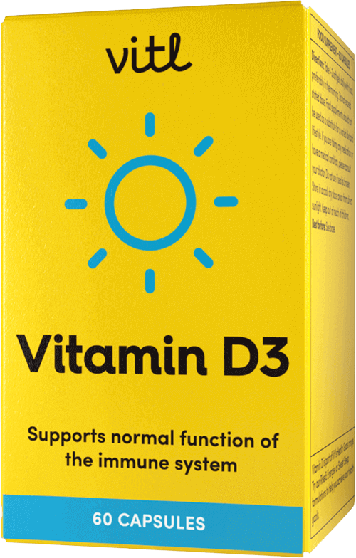 Vitamin D Supplements box