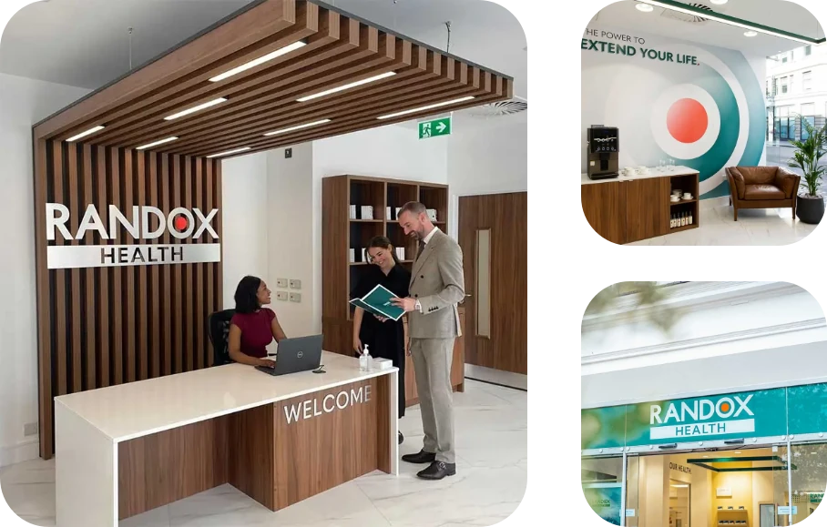 Randox Health clinic reception
